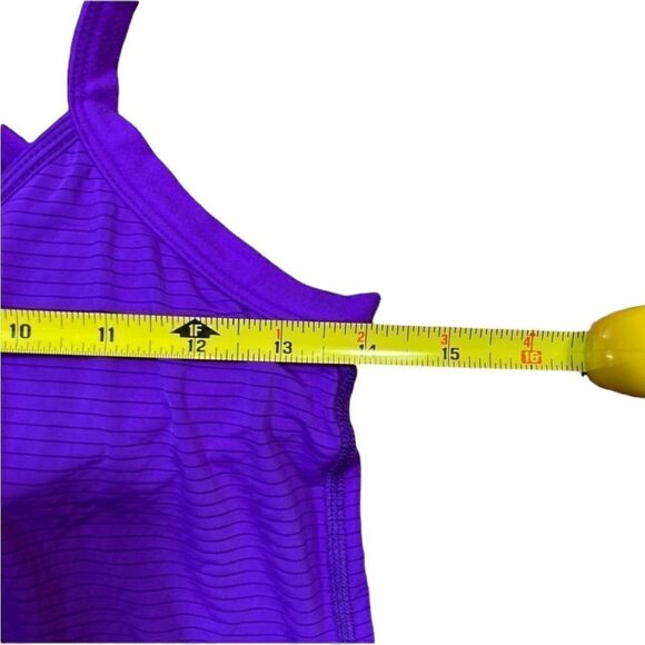 Beyond Yoga Purple Stripe Top, Size XS - Picture 6 of 8